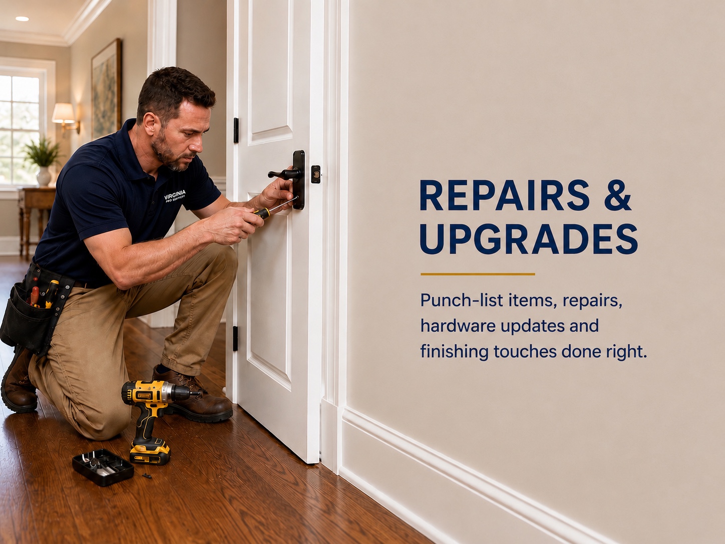 Residential repairs and home upgrades